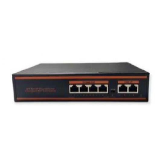 LKV-1P402SW 4 PORT POE SWITCH