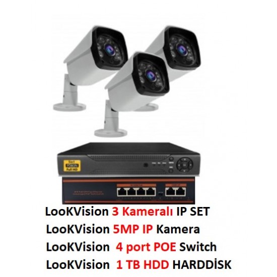 LOOKVİSİON-LKV-3003-IP-BULLET SET