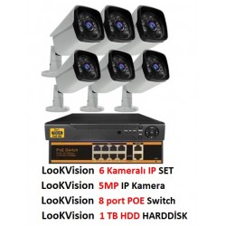 LOOKVİSİON-LKV-3006 5MP IP -BULLET SET